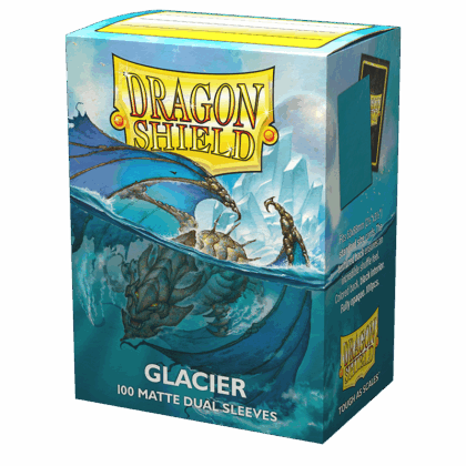 Dragon Shield Dual Matte Sleeves - Glacier 'Miniom' (100 Sleeves)