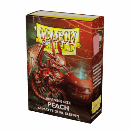 Dragon Shield Japanese Dual Matte Sleeves - Peach 'Piip' (60 Sleeves)